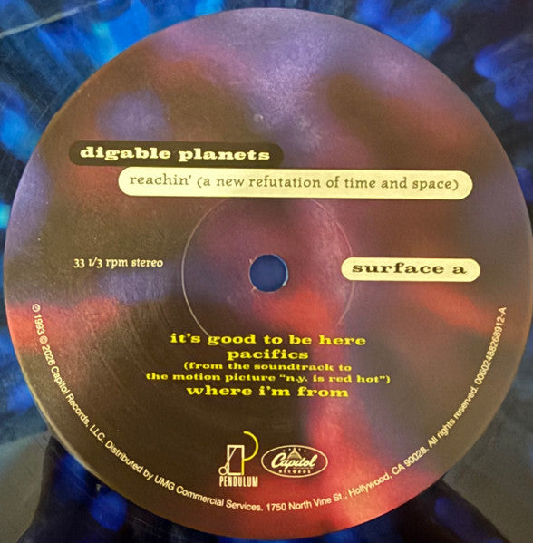 Digable Planets : Reachin' (A New Refutation Of Time And Space) (2xLP, Album, Ltd, RE, Blu)