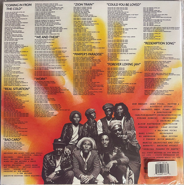 Bob Marley & The Wailers : Uprising (2xLP, Album, RE, RM, 180)