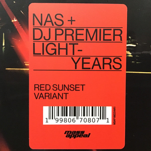 Nas + DJ Premier : Light-Years (2xLP, Album, Ltd, Red)