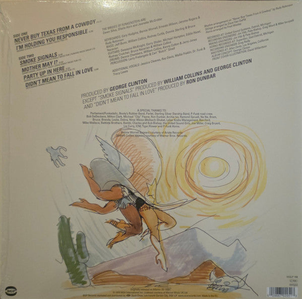 Brides Of Funkenstein : Never Buy Texas From A Cowboy (LP, RE)