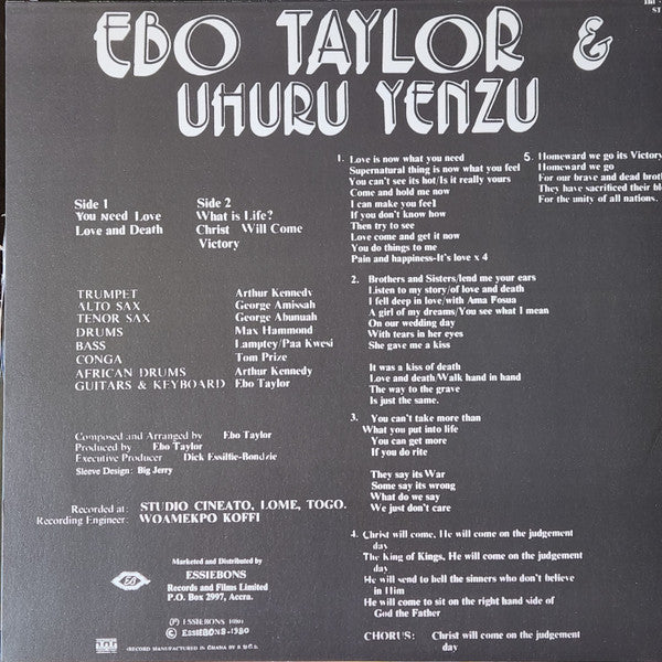 Ebo Taylor & Uhuru Yenzu : Conflict Nkru! (LP, Album, Ltd, RE)