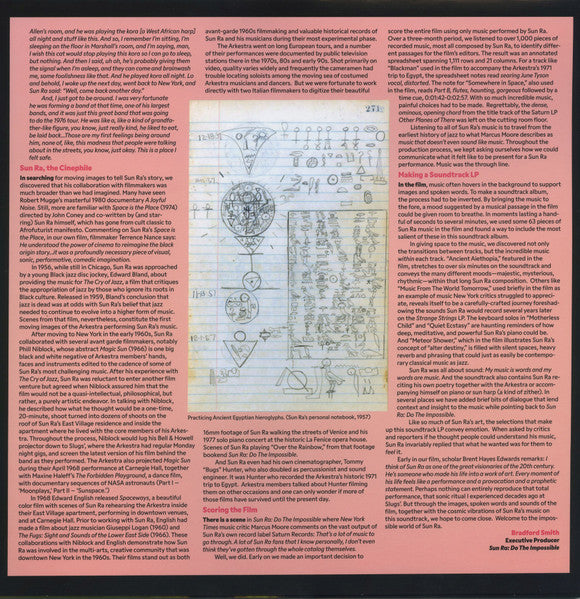 Sun Ra : Do The Impossible: Original Soundtrack To The Documentary (2xLP, Pur + Blu-ray)