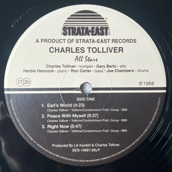 Charles Tolliver : Right Now... And Then (LP, Album, RE, RM, 180)