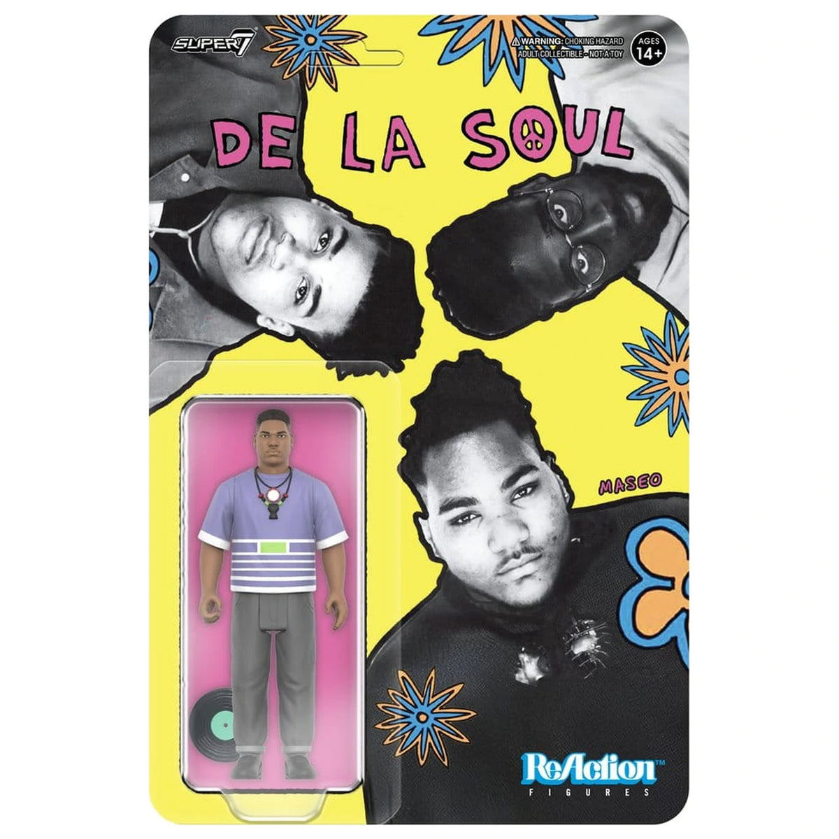 Super7 De La Soul ReAction Figure Vincent Maseo Mason