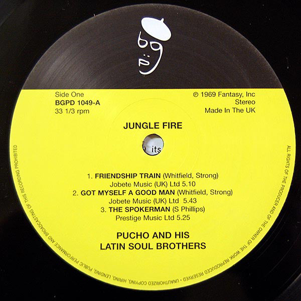 Pucho & The Latin Soul Brothers* : Jungle Fire! (LP, Album, RE, 2nd)