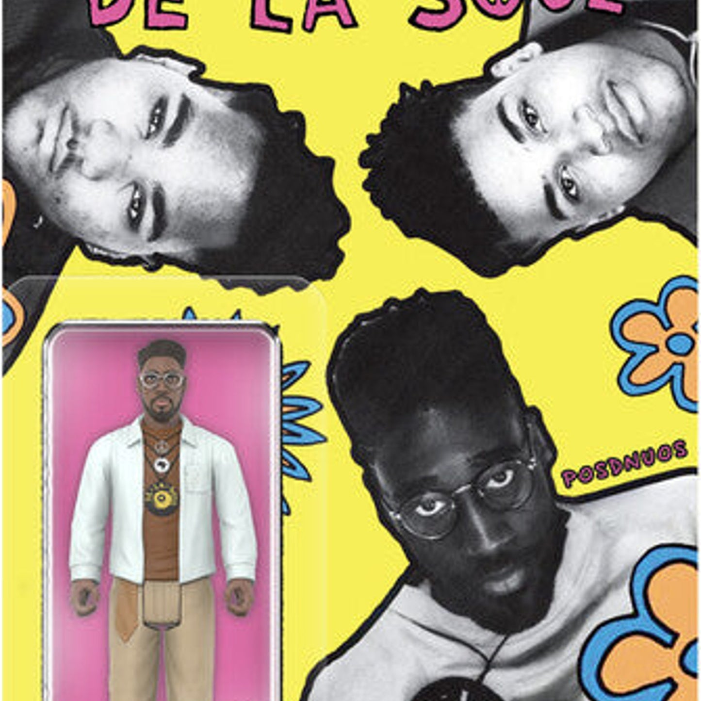 Super7 De La Soul ReAction Figure - Kelvin Posdnuos Mercer