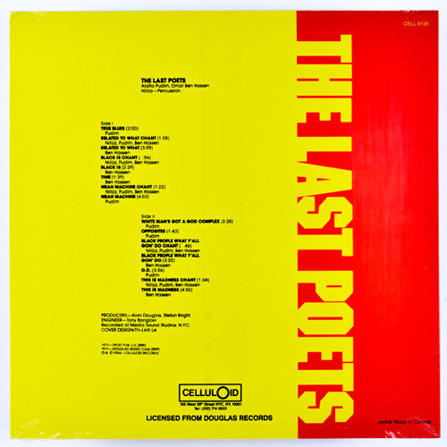 The Last Poets : This Is Madness (LP, Album, RE)