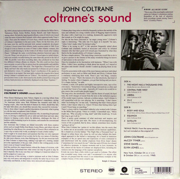 John Coltrane : Coltrane's Sound (LP, Album, Ltd, RE, RM, 180)