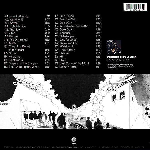J Dilla : Donuts (2x12", Album, RP)