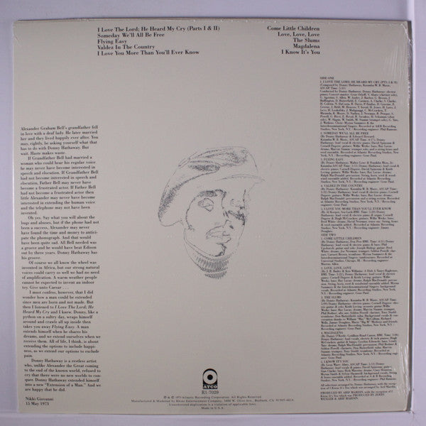 Donny Hathaway : Extension Of A Man (LP, RE, 180)