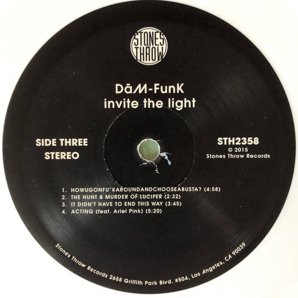 Dam-Funk : Invite The Light (3xLP, Album, Whi)
