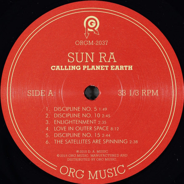 Sun Ra : Calling Planet Earth (LP, Album, RE)