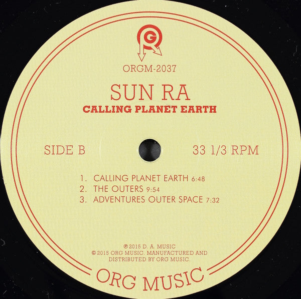 Sun Ra : Calling Planet Earth (LP, Album, RE)