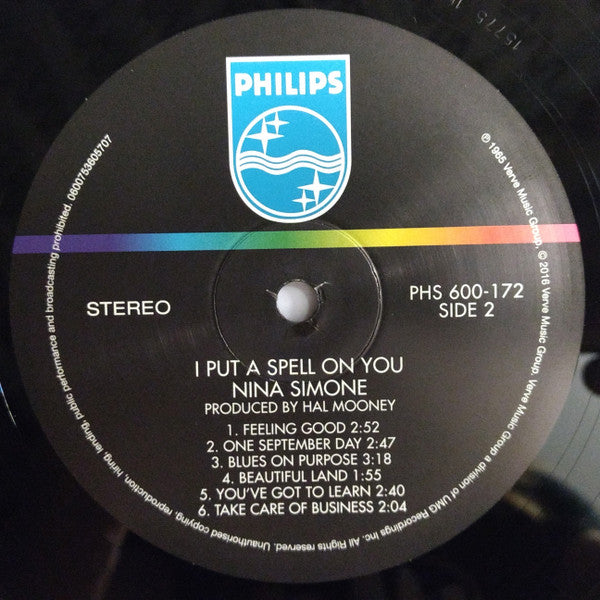 Nina Simone : I Put A Spell On You (LP, Album, RE)