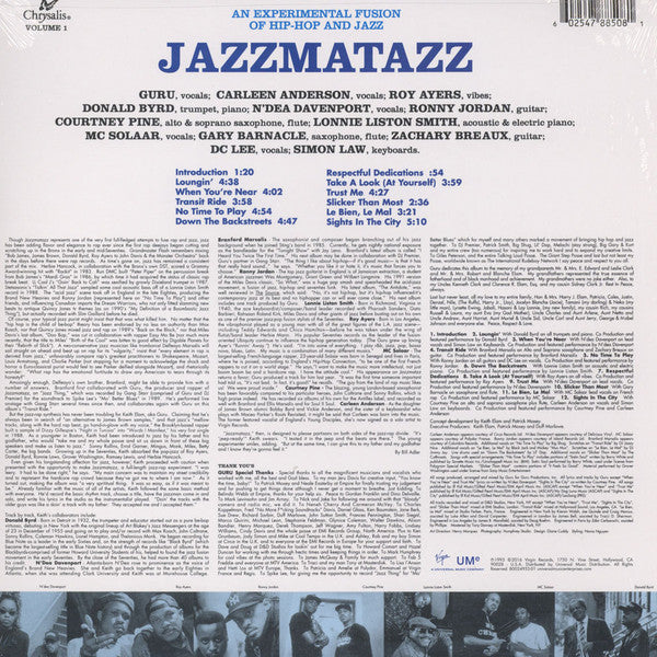 Guru : Jazzmatazz (Volume 1) (LP, Album, RE)