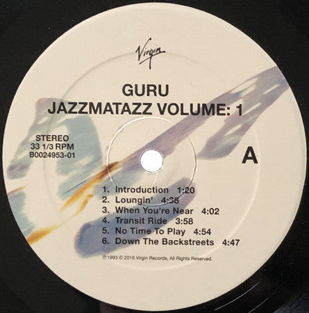 Guru : Jazzmatazz (Volume 1) (LP, Album, RE)