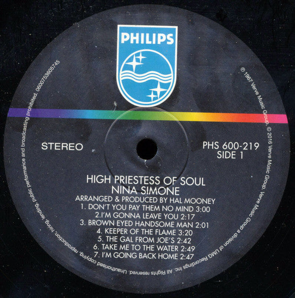 Nina Simone : High Priestess Of Soul (LP, Album, RE)