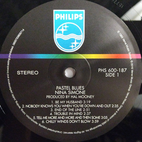 Nina Simone : Pastel Blues (LP, Album, RE)