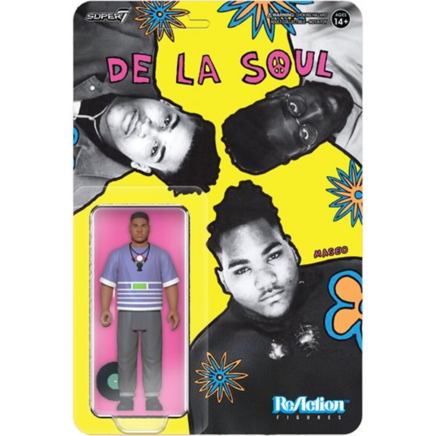 Super7 De La Soul ReAction Figure Vincent Maseo Mason