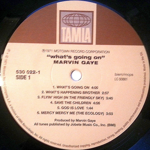 Marvin Gaye : What's Going On (LP, Album, RE, Gat)
