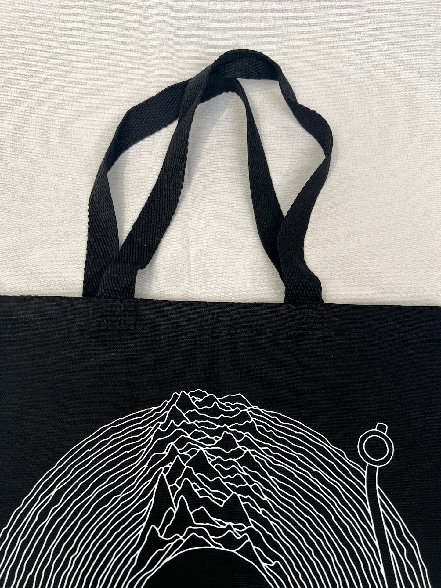 Vinyl Waveform Turntable Tote Bag