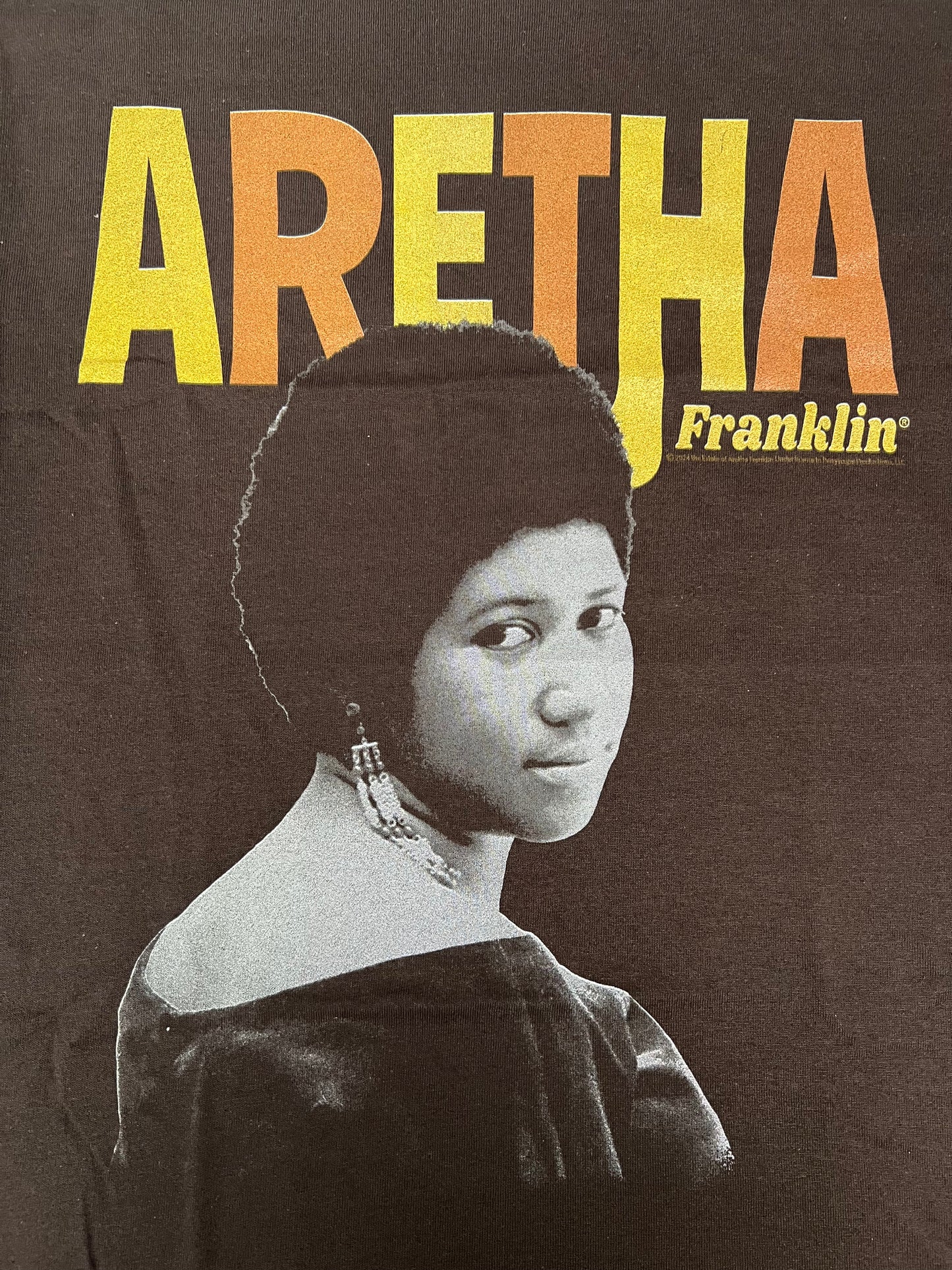 Aretha Franklin – Official Licensed Vintage Tee