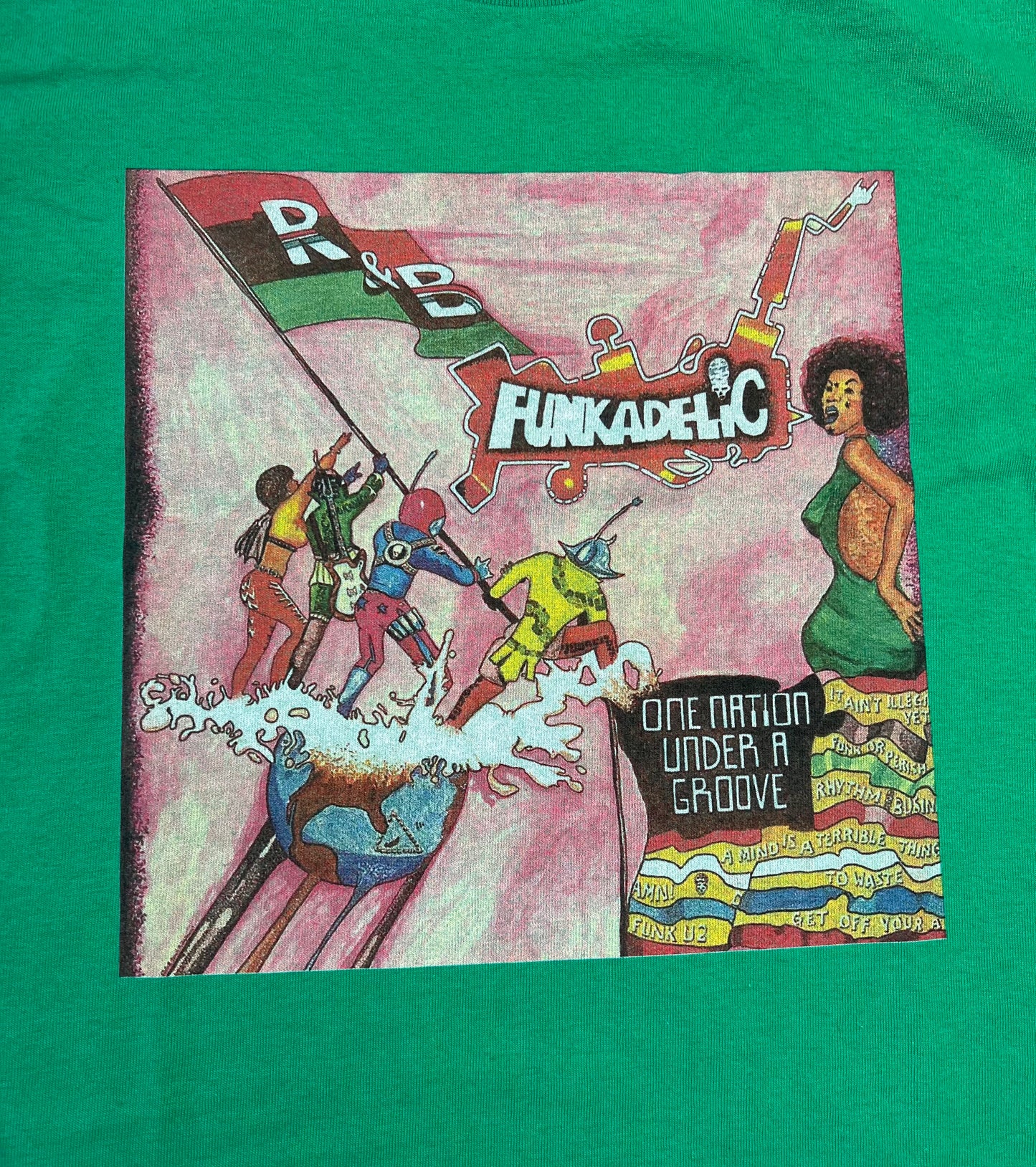 Funkadelic “One Nation Under a Groove” Heavy Cotton Tee – Official Licensed | Funky Groove Store