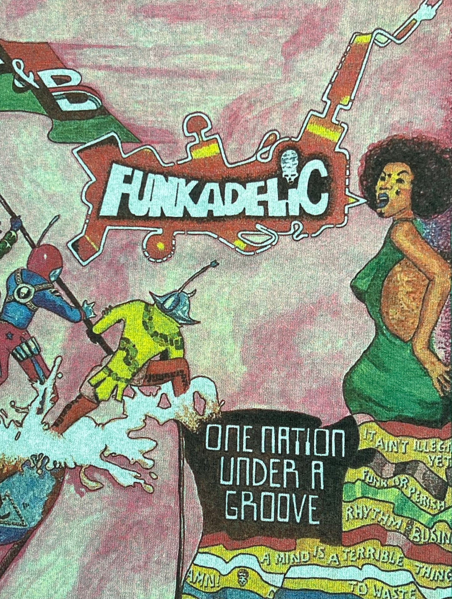 Funkadelic “One Nation Under a Groove” Heavy Cotton Tee – Official Licensed | Funky Groove Store