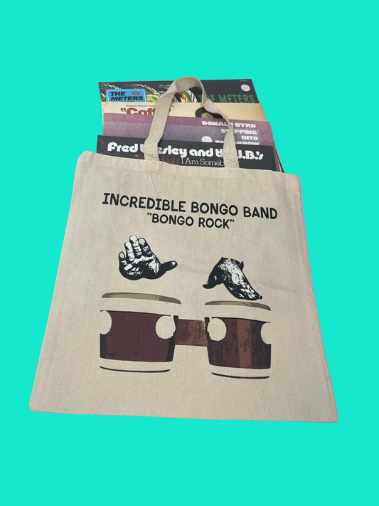 Incredible Bongo Band “Bongo Rock” Tote – Funk’s Favorite Breakbeat Bag