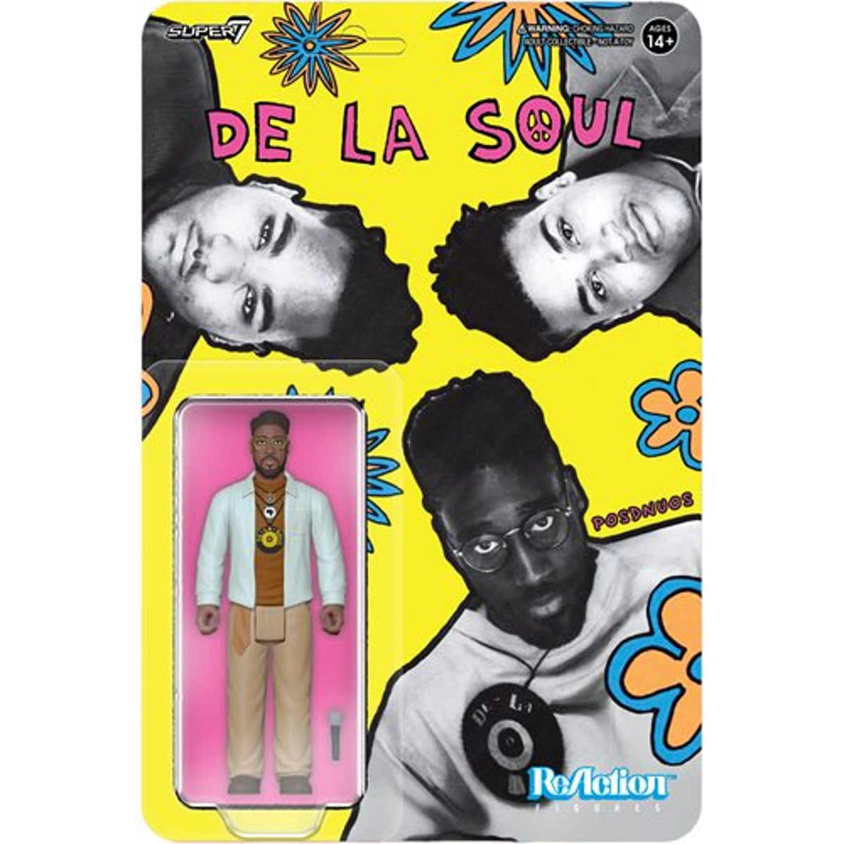 Super7 De La Soul ReAction Figure - Kelvin Posdnuos Mercer