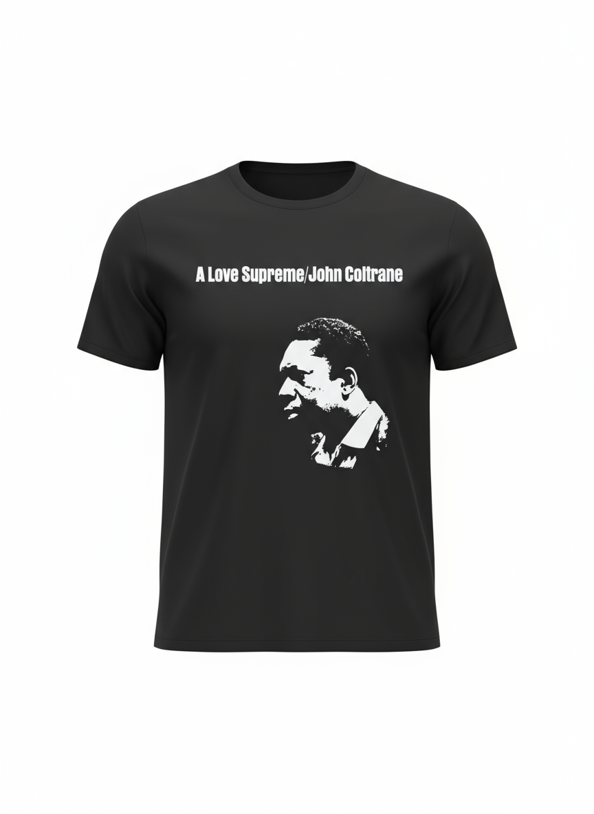 John Coltrane A Love Supreme shirt ad