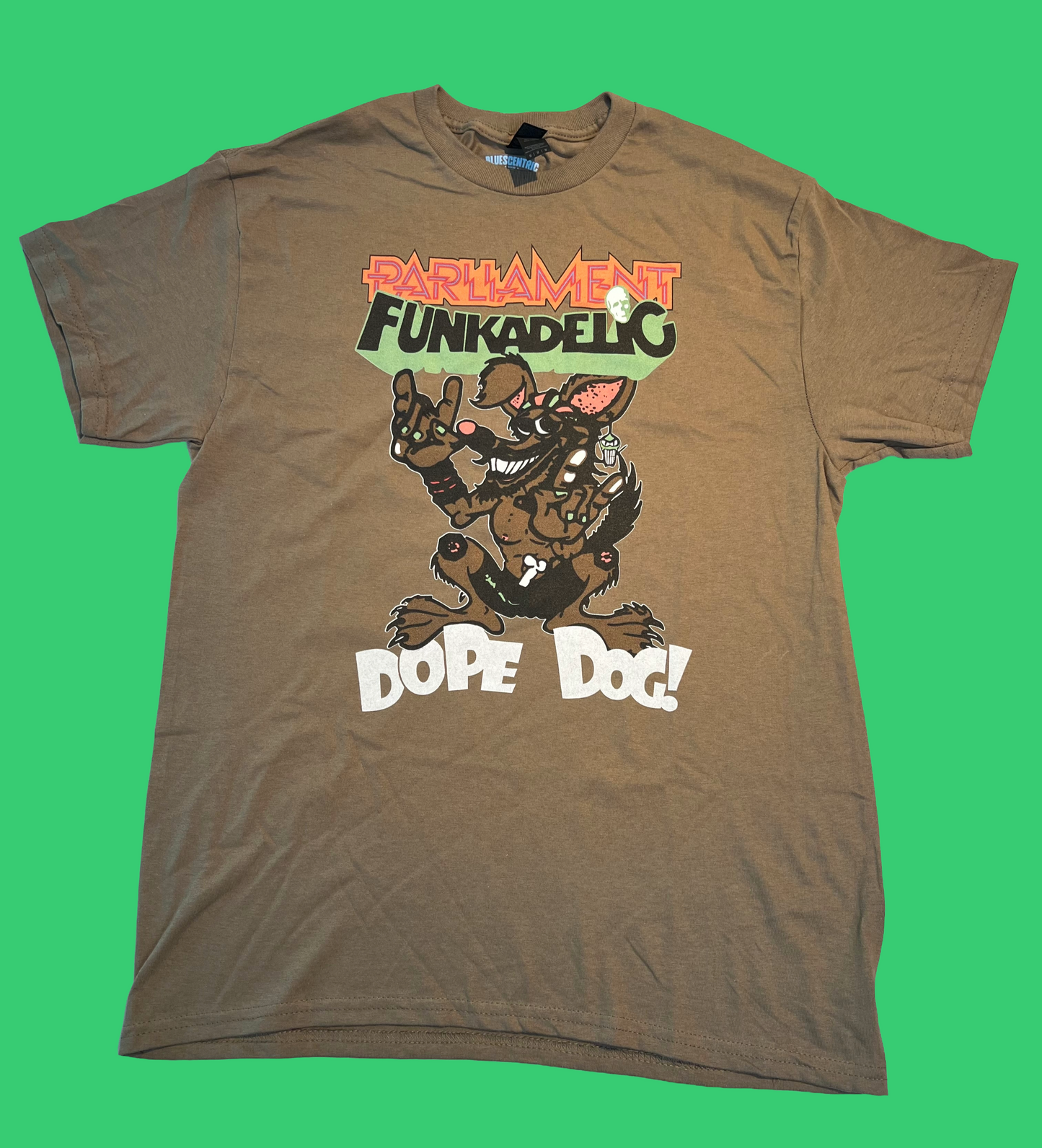 Funkadelic Parliament “Dope Dog” Heavy Cotton Tee – Official Licensed Funky Groove Store