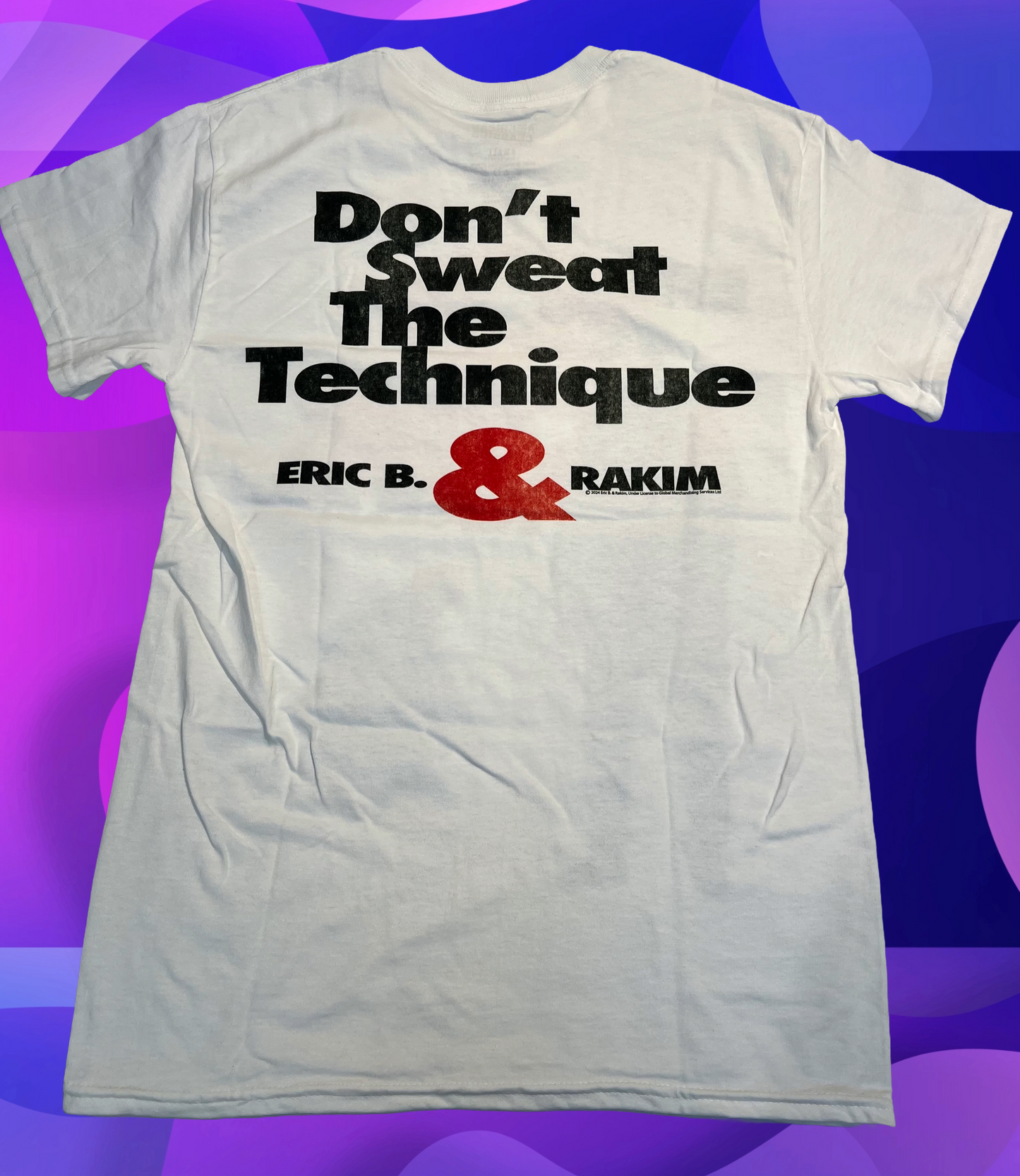 Eric B. & Rakim “Don’t Sweat the Technique” Official Licensed Double sided T-Shirt