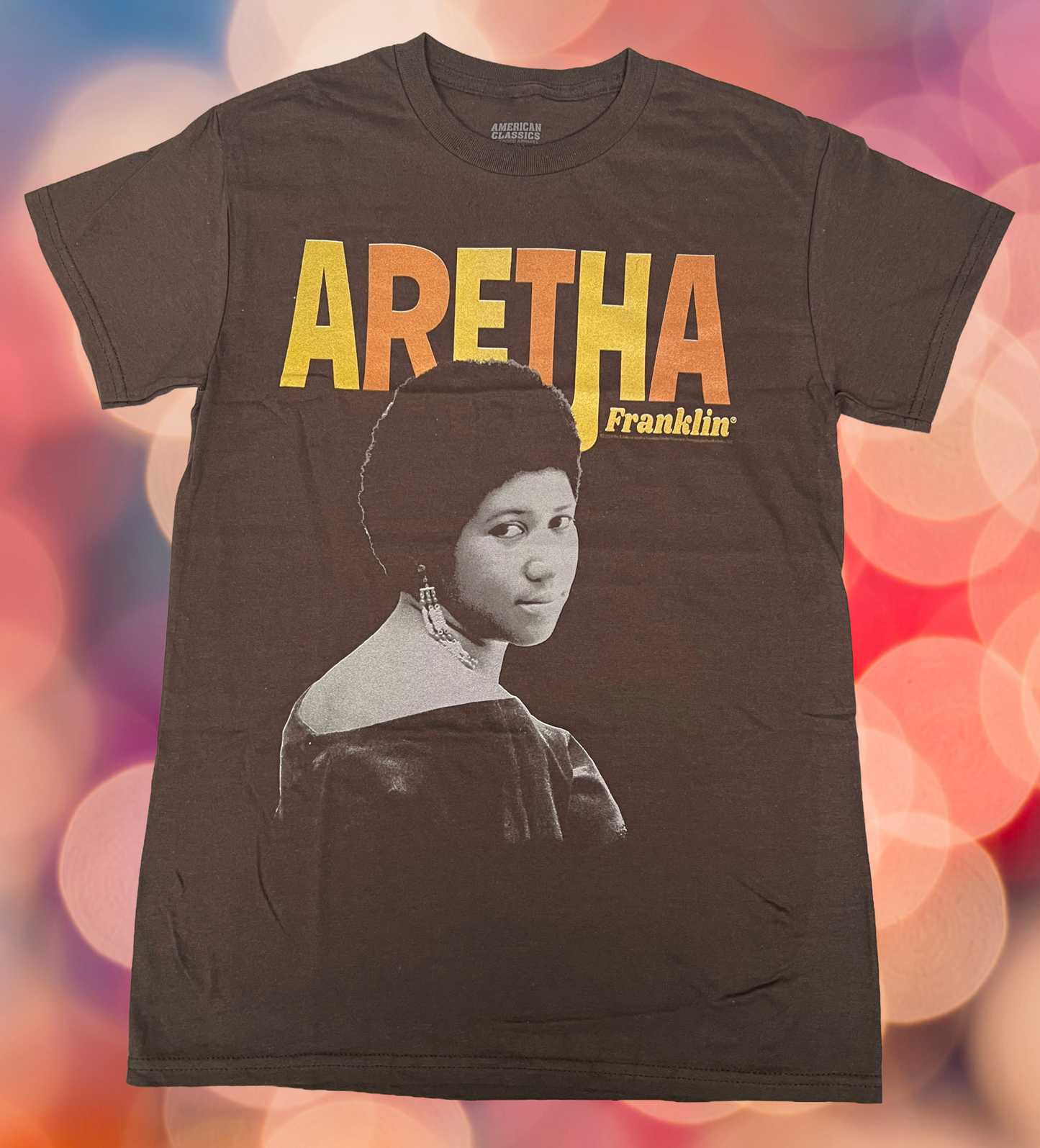 Aretha Franklin – Official Licensed Vintage Tee