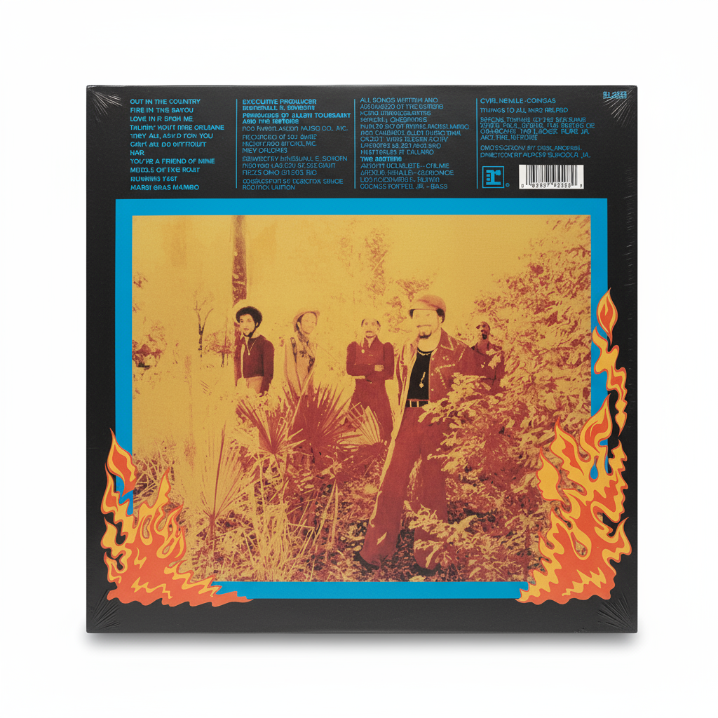 The Meters - Fire on the Bayou Back Cover