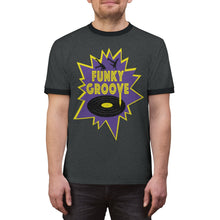 Load image into Gallery viewer, Funky Groove Ringer T-Shirt
