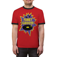 Load image into Gallery viewer, Funky Groove Ringer T-Shirt
