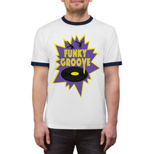 Load image into Gallery viewer, Funky Groove Ringer T-Shirt
