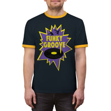 Load image into Gallery viewer, Funky Groove Ringer T-Shirt
