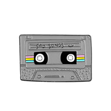 Load image into Gallery viewer, Cassette Music Mix Tape Enamel Pin
