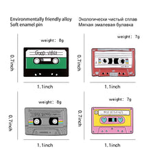 Load image into Gallery viewer, Cassette Music Mix Tape Enamel Pin
