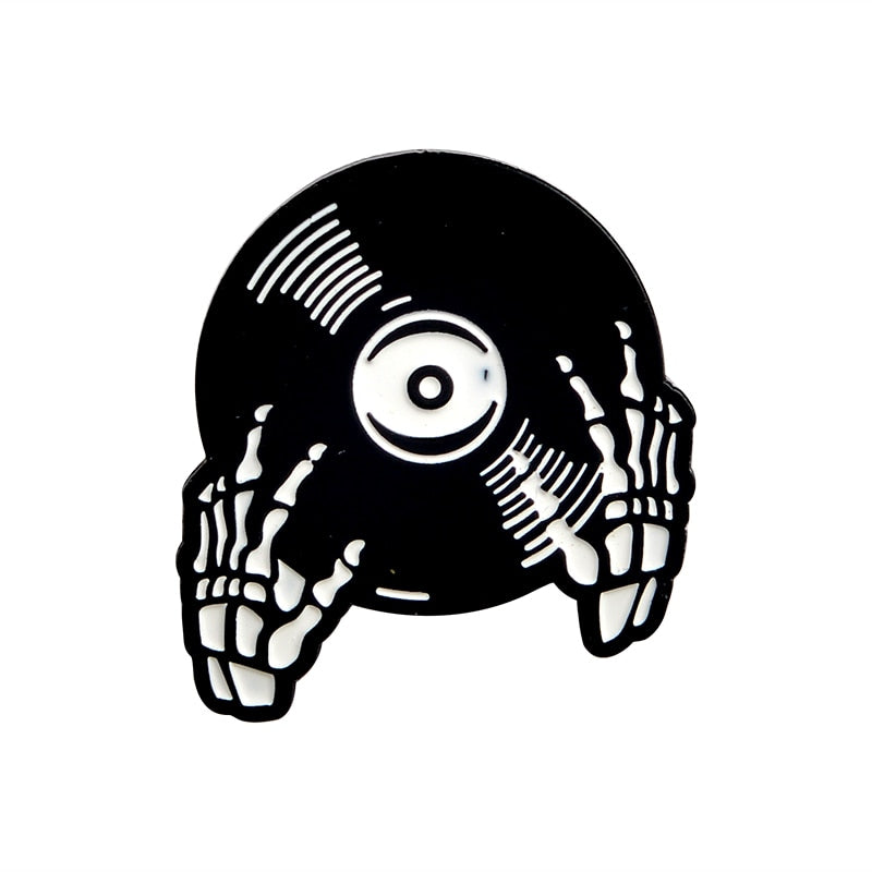 DJ Vinyl Record Player Pin