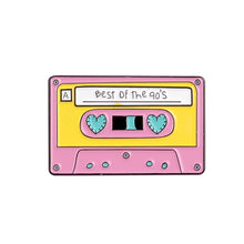 Load image into Gallery viewer, Cassette Music Mix Tape Enamel Pin
