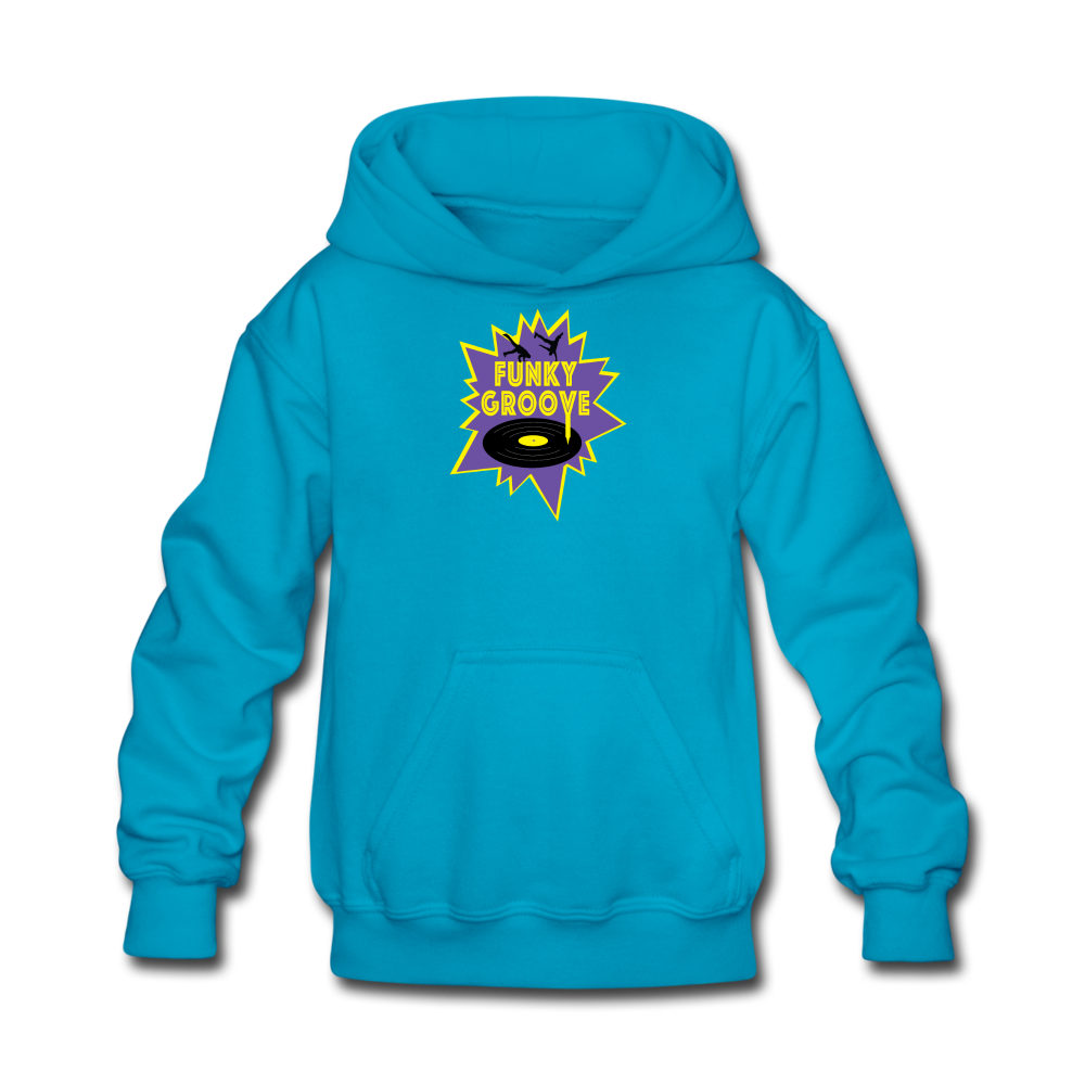 Funky Groove Kids' Hoodie - turquoise