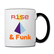 Load image into Gallery viewer, Rise and Funk Coffee Mug - white/black
