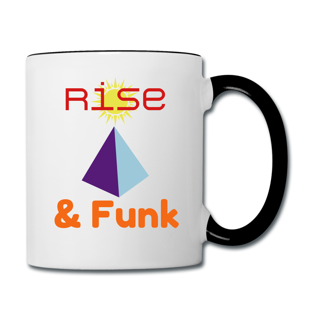 Rise and Funk Coffee Mug - white/black