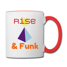 Load image into Gallery viewer, Rise and Funk Coffee Mug - white/red
