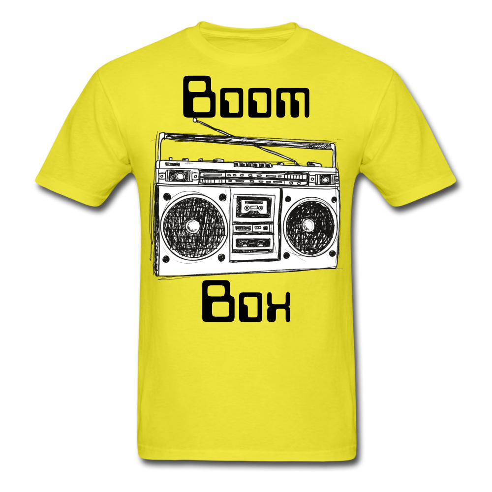 Boom Box T-Shirt - yellow