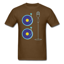 Load image into Gallery viewer, 2 Turntables and a Microphone T-Shirt - brown
