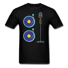 Load image into Gallery viewer, 2 Turntables and a Microphone T-Shirt - black
